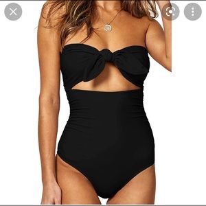 Mikoh Black Medium One Piece Bathing Suit
